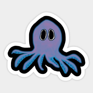 The Purple Octopus Sticker